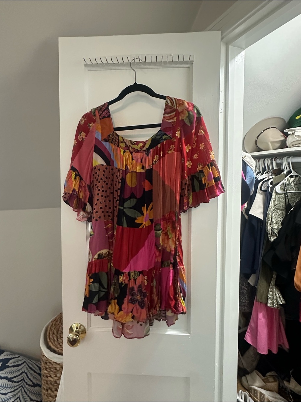 Colorful Patchwork Floral Tunic - Multicolor - Picture 6 of 6